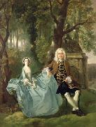 Thomas Gainsborough Portrait of Mr and Mrs Carter of Bullingdon House Spain oil painting artist